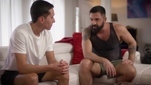 Icon Male: Brunette Bottom Takes On Two Tops