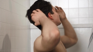 Men: Caged Twink's First Day Frenzy