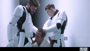 Men: Drilling Luke's Bubble Butt in Outer Space