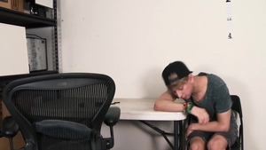 Young Perps: Leather Gag Escalates into Physical Fight