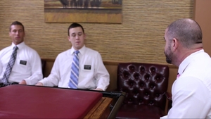 Missionary Boys: Undressed by Attractive Bishop