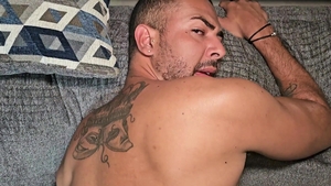 AmateurGayPOV: Slapping His Handsome Face with Joy