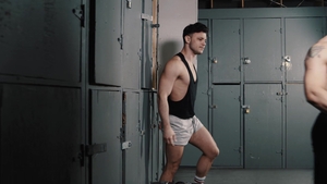 masqulin: Dalton Teaches Enzo Ancient Workouts