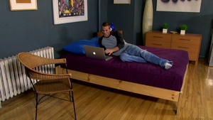 Next Door Male: Alone with His Stiffy at Studio