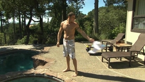Next Door Male: Hard Cock Tanning Session
